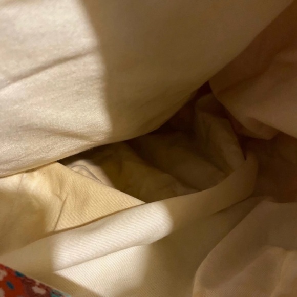 Marc Jacobs Orange and Blue Hobo Bag with Floral Design - Picture 6 of 9